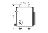 Kondensor, klimatanläggning DU5072D Ava Quality Cooling