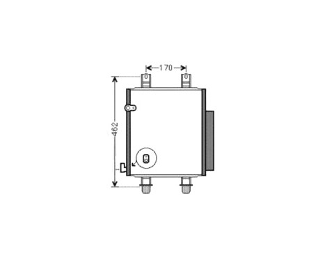 Kondensor, klimatanläggning DU5072D Ava Quality Cooling