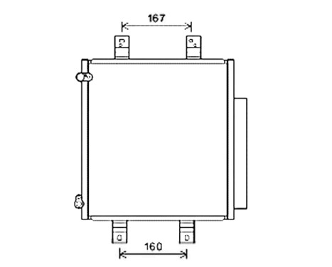 Kondensor, klimatanläggning DU5076D Ava Quality Cooling