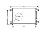 Kondensor, klimatanläggning DW5061D Ava Quality Cooling