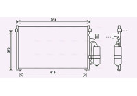 Kondensor, klimatanläggning DW5063D Ava Quality Cooling