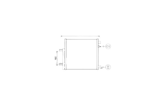 Kondensor, klimatanläggning DWA5140D Ava Quality Cooling