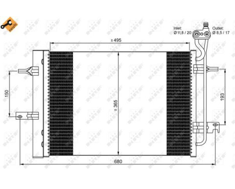 Kondensor, klimatanläggning EASY FIT 350034 NRF, bild 7