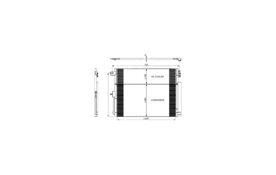Kondensor, klimatanläggning EASY FIT 350038 NRF, bild 2