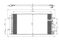 Kondensor, klimatanläggning EASY FIT 350046 NRF