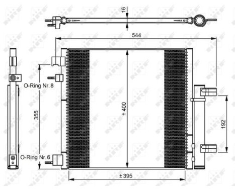 Kondensor, klimatanläggning EASY FIT 350048 NRF, bild 2