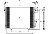 Kondensor, klimatanläggning EASY FIT 350049 NRF