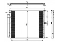 Kondensor, klimatanläggning EASY FIT 350050 NRF