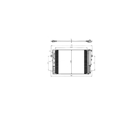 Kondensor, klimatanläggning EASY FIT 350081 NRF, bild 2