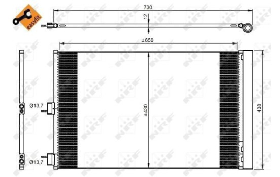 Kondensor, klimatanläggning EASY FIT 350206 NRF, bild 4
