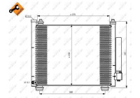 Kondensor, klimatanläggning EASY FIT 350216 NRF