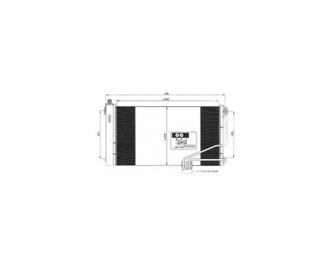 Kondensor, klimatanläggning EASY FIT 350219 NRF, bild 3