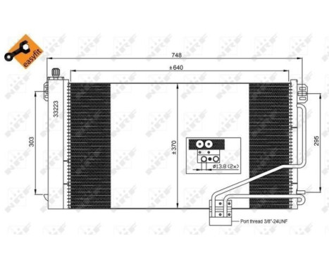 Kondensor, klimatanläggning EASY FIT 350219 NRF, bild 5