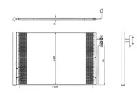 Kondensor, klimatanläggning EASY FIT 350224 NRF