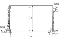 Kondensor, klimatanläggning EASY FIT 35027 NRF