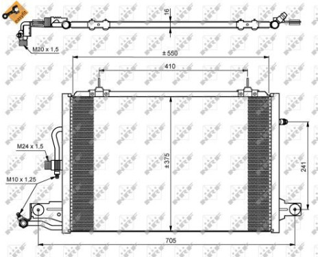 Kondensor, klimatanläggning EASY FIT 35031 NRF, bild 7