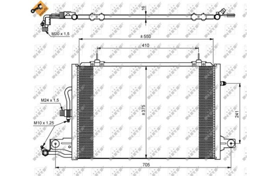 Kondensor, klimatanläggning EASY FIT 35031 NRF, bild 7