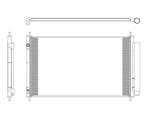 Kondensor, klimatanläggning EASY FIT 350321 NRF, bild 2