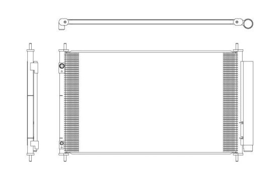 Kondensor, klimatanläggning EASY FIT 350321 NRF, bild 2