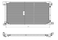 Kondensor, klimatanläggning EASY FIT 350449 NRF