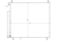 Kondensor, klimatanläggning EASY FIT 350497 NRF
