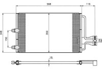 Kondensor, klimatanläggning EASY FIT 35149 NRF
