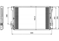 Kondensor, klimatanläggning EASY FIT 35151 NRF