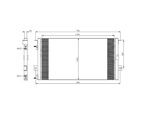 Kondensor, klimatanläggning EASY FIT 35156 NRF
