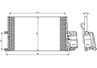 Kondensor, klimatanläggning EASY FIT 35183 NRF