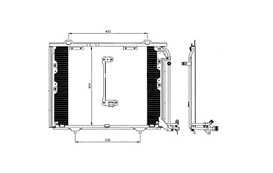 Kondensor, klimatanläggning EASY FIT 35214 NRF, bild 3