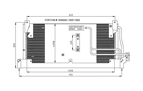 Kondensor, klimatanläggning EASY FIT 35218 NRF, bild 5