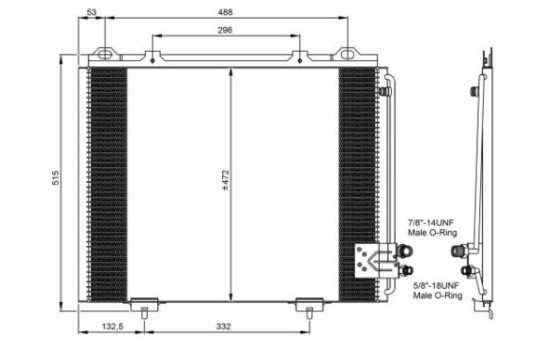 Kondensor, klimatanläggning EASY FIT 35228 NRF, bild 7