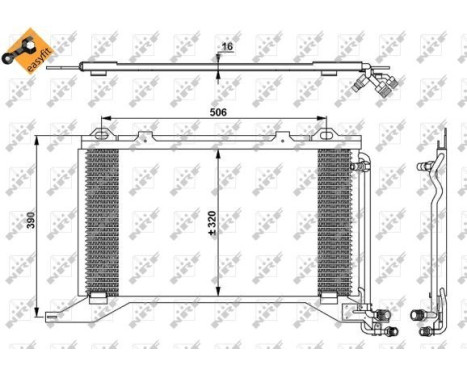 Kondensor, klimatanläggning EASY FIT 35245 NRF, bild 3