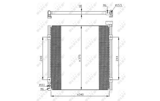 Kondensor, klimatanläggning EASY FIT 35264 NRF, bild 3