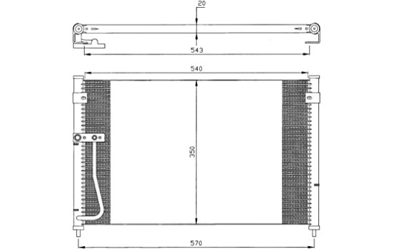 Kondensor, klimatanläggning EASY FIT 35306 NRF, bild 6