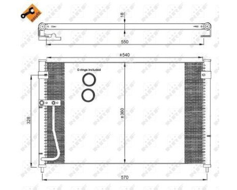 Kondensor, klimatanläggning EASY FIT 35306 NRF, bild 4
