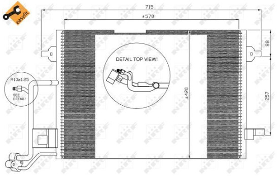 Kondensor, klimatanläggning EASY FIT 35308 NRF, bild 6