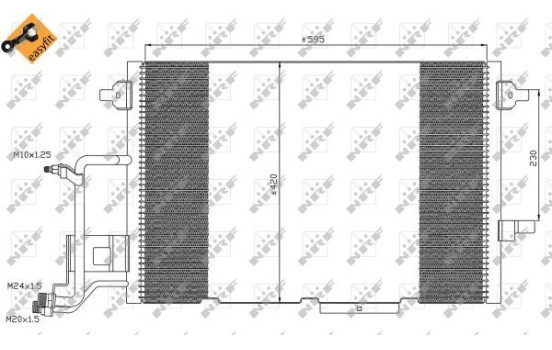 Kondensor, klimatanläggning EASY FIT 35317 NRF, bild 4