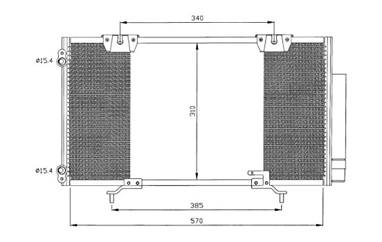 Kondensor, klimatanläggning EASY FIT 35337 NRF, bild 7