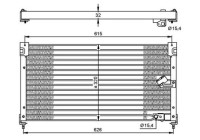Kondensor, klimatanläggning EASY FIT 35348 NRF