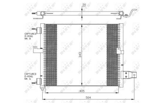 Kondensor, klimatanläggning EASY FIT 35360 NRF, bild 6