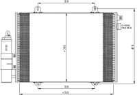 Kondensor, klimatanläggning EASY FIT 35379 NRF