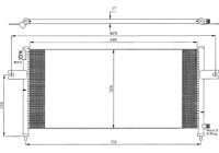 Kondensor, klimatanläggning EASY FIT 35380 NRF