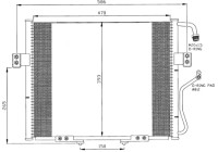 Kondensor, klimatanläggning EASY FIT 35399 NRF