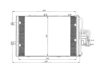 Kondensor, klimatanläggning EASY FIT 35412 NRF