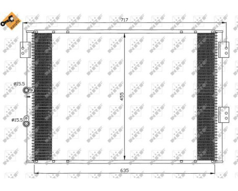Kondensor, klimatanläggning EASY FIT 35461 NRF, bild 3