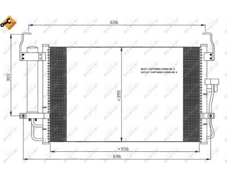 Kondensor, klimatanläggning EASY FIT 35474 NRF, bild 4