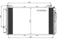 Kondensor, klimatanläggning EASY FIT 35477 NRF