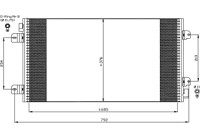 Kondensor, klimatanläggning EASY FIT 35485 NRF