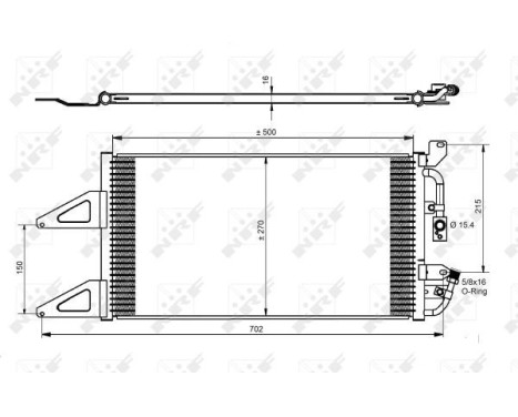 Kondensor, klimatanläggning EASY FIT 35489 NRF, bild 5